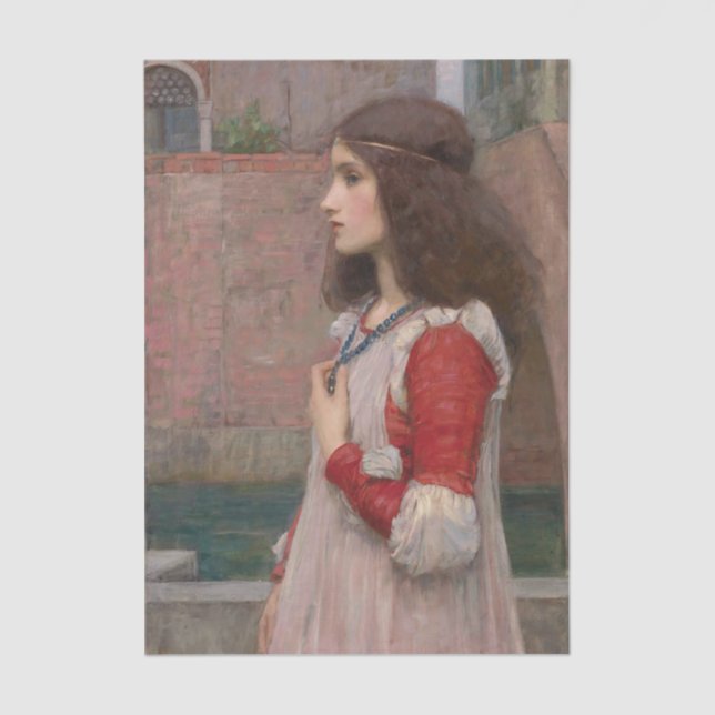 Papel De Seda Julieta de John William Waterhouse (Anverso)
