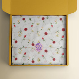 Papel De Seda June Birth Month Flowers Rosa Honeysuckle