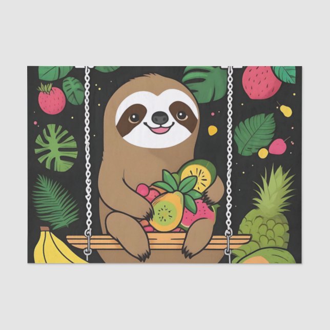 Papel De Seda Jungla de eslogan suave (Anverso)