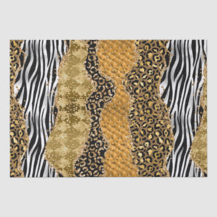 Papel De Seda Jungle Agate   Patrón de textura de animal de lujo