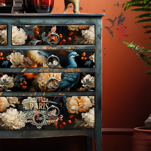 Papel De Seda Jungle Parrots Vintage Elegante Boho victoriano