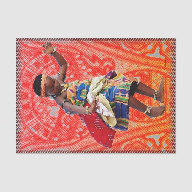 Papel De Seda Juventud africana y ritmo (Anverso)