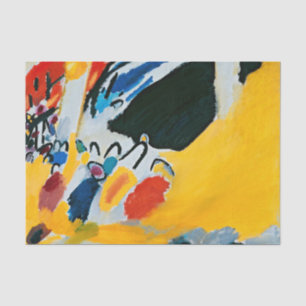 Papel De Seda Kandinski Impresión III Concierto Pintura Abstract