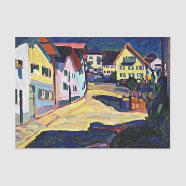 Papel De Seda Kandinsky - Murnau, Burggrabenstrasse 1 (Anverso)