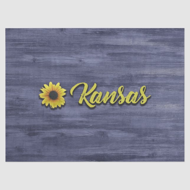 Papel De Seda Kansas Sunflower (Anverso)