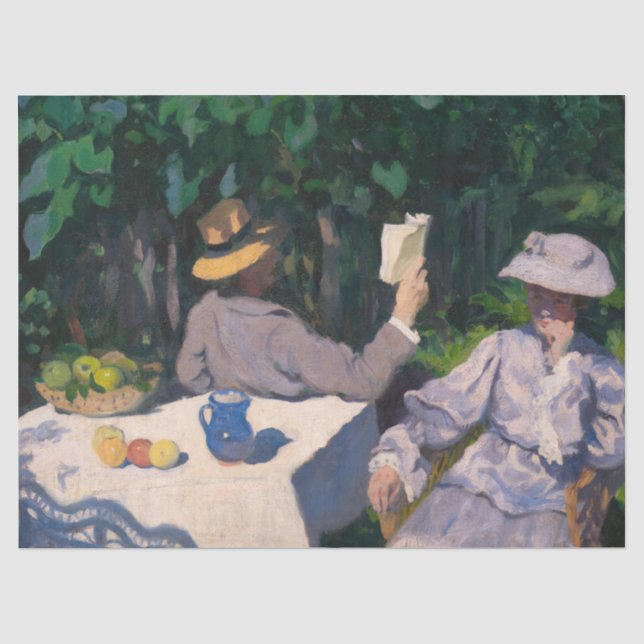 Papel De Seda Károly Ferenczy - Mañana Soleada (Anverso)
