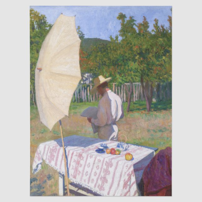 Papel De Seda Károly Ferenczy - Octubre (Anverso)