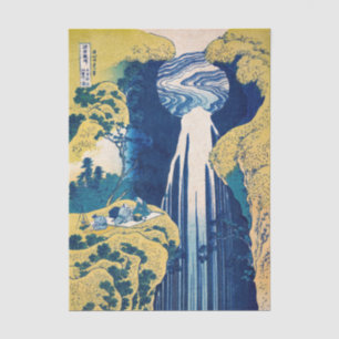 Papel De Seda Katsushika Hokusai - Cascada Amida