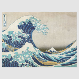 Papel De Seda Katsushika Hokusai - La gran ola de Kanagawa