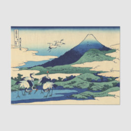 Papel De Seda Katsushika Hokusai - Umegawa en la provincia de Sa
