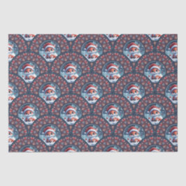 Papel De Seda Kawaii Navidades Fox Art Deco Dot Mandala