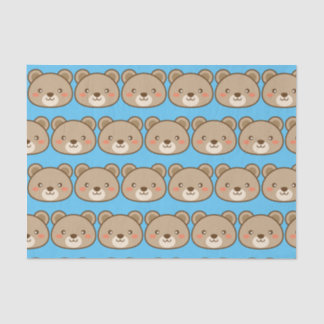 Papel De Seda Kawaii Teddy Bear
