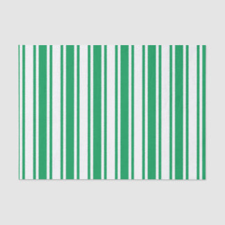 Papel De Seda Kelly rayas de caramelo verde y blanco