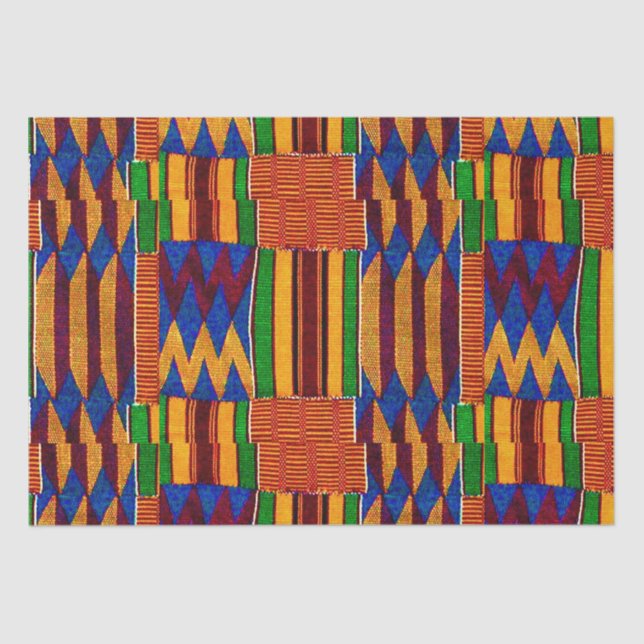 Papel De Seda Kente Cloth (Anverso)