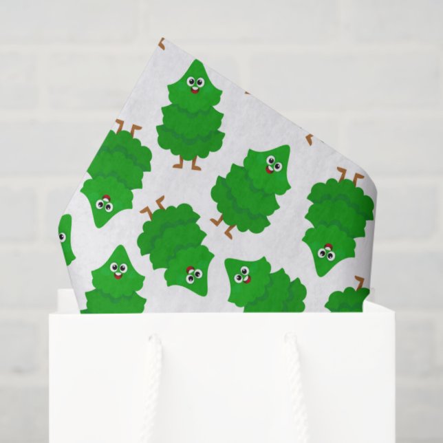 Papel De Seda Kids Christmas Tissue Paper Cute Cartoon Christmas (Bolsa de regalo)