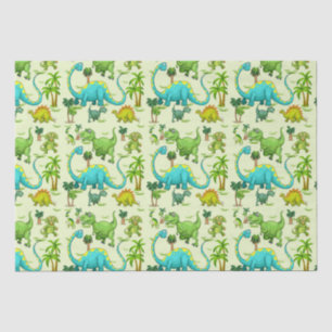 Papel De Seda Kids Dinosaur Fun