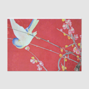 Papel De Seda KIMONO Textil Japonés, Bluebird