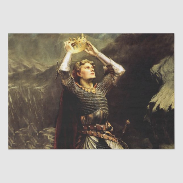 Papel De Seda King Arthur por Charles Ernest Butler (Anverso)