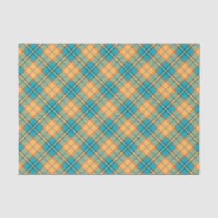 Papel De Seda Kingfisher Tartan Tissue Paper