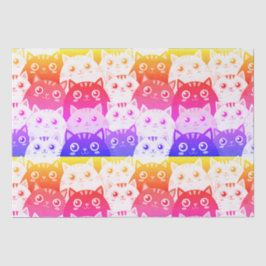 Papel De Seda Kitty Kat Kaleidoscope