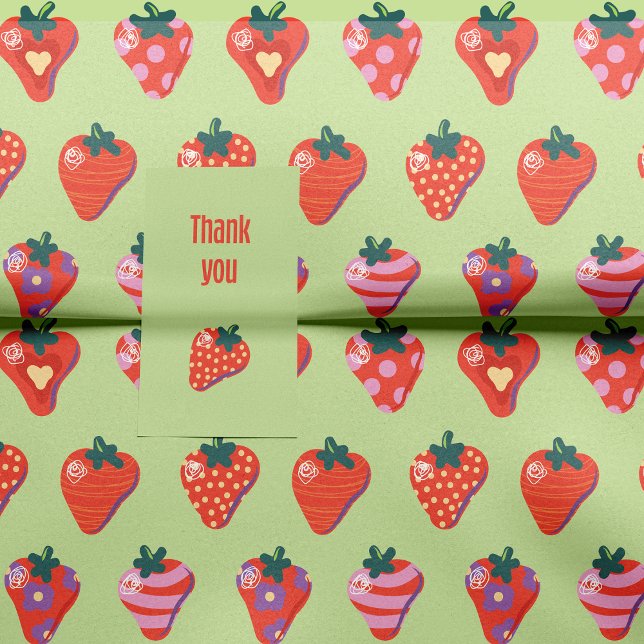 Papel De Seda Kiwi Ilustración de fresa (Subido por el creador)