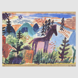 Papel De Seda Klee - El caballo, la famosa pintura