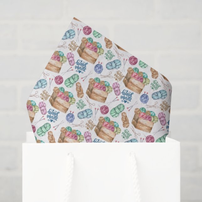 Papel De Seda Knitting Tissue Paper (Bolsa de regalo)