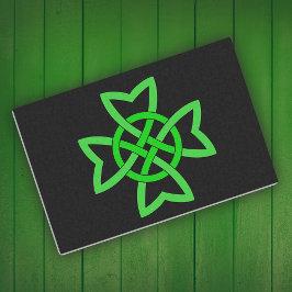 Papel De Seda Knot celta verde irlandesa