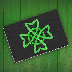 Papel De Seda Knot celta verde irlandesa