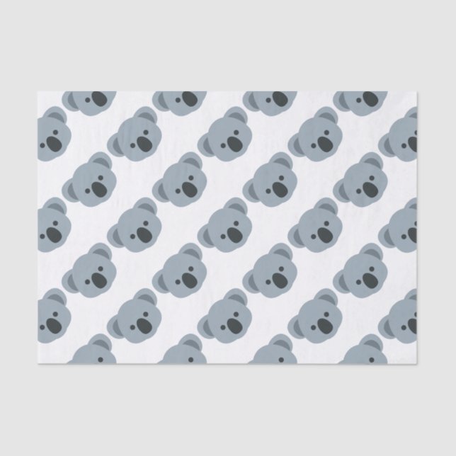Papel De Seda Koala emoji (Anverso)