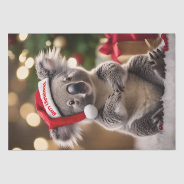 Papel De Seda "Koala Kris Kringle: Navidades en Australia" (Anverso)