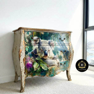 Papel De Seda Koala y decoupage del puente de Sydney Harbour