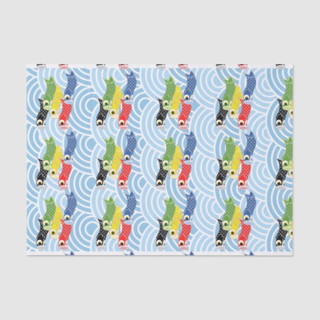 Papel De Seda Koinobori (Anverso)