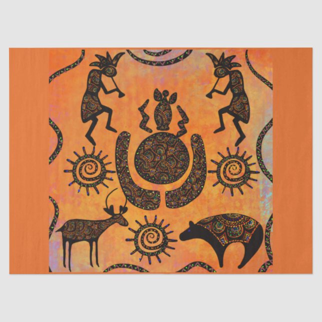 PAPEL DE SEDA KOKOPELLI  (Anverso)