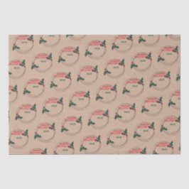 Papel De Seda Kraft Por Favor Entregar A Navidades Personalizado