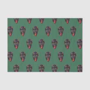 Papel De Seda Krampus en Green