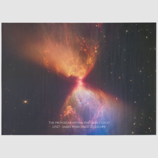 Papel De Seda L1527 y Protostar - Telescopio Espacial James Webb (Anverso)