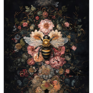 Papel De Seda La abeja en flor