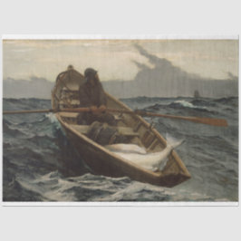 Papel De Seda La advertencia de niebla (de Winslow Homer)