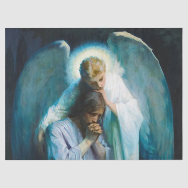 Papel De Seda La agonía en el jardín de Frans Schwartz (Anverso)