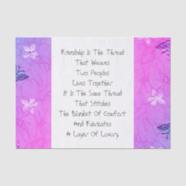 Papel De Seda La Amistad Es El Hilo