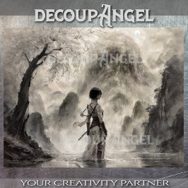 Papel De Seda La antigua guerrera asiática - desenlace -