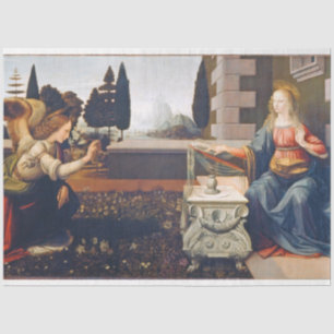 Papel De Seda La Anunciación, Leonardo da Vinci, 1472-1473