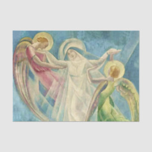 Papel De Seda “La Asunción de María” de Angel Zarraga