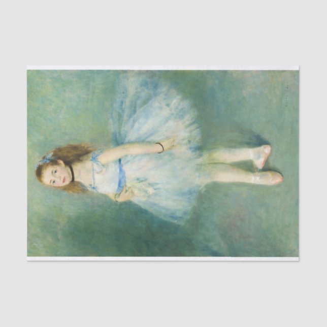 Papel De Seda La bailarina de Auguste Renoir (Anverso)