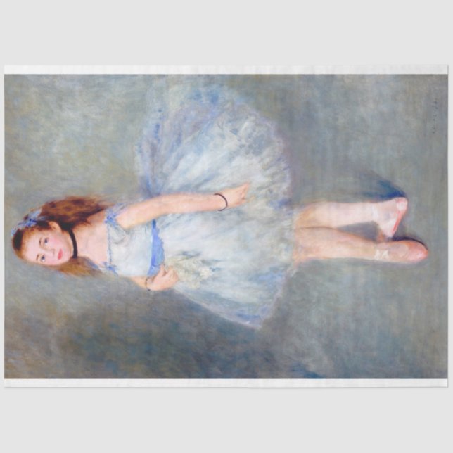 Papel De Seda La bailarina de ballet, Renoir (Anverso)