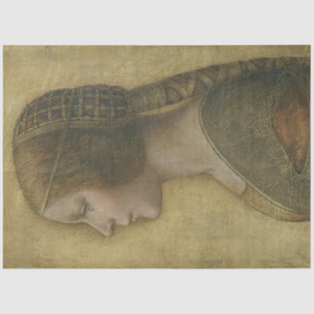 Papel De Seda La bella princesa (de Leonardo da Vinci) (Anverso)