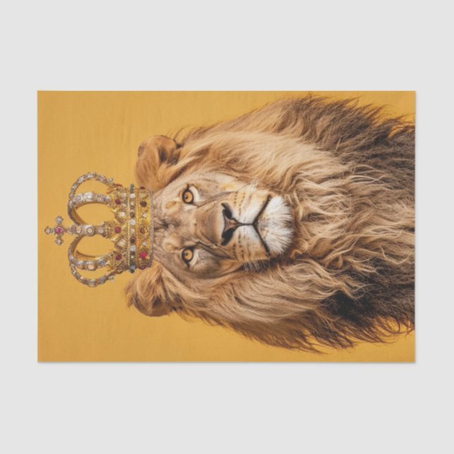 Papel De Seda La belleza de un león (Anverso)