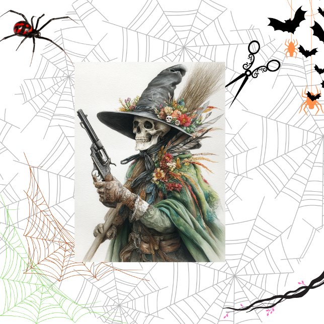 Papel De Seda La bruja de Halloween descompuesta (Subido por el creador)