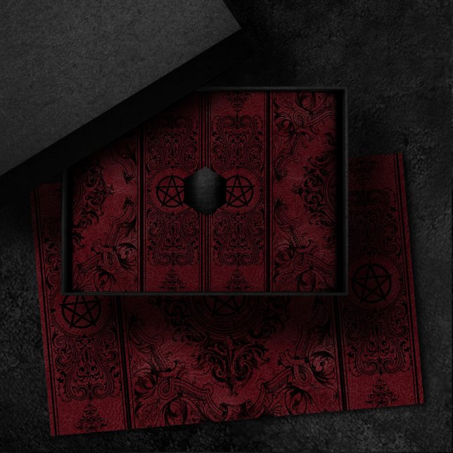 Papel De Seda La brujería florece | Faux Ante Fantasy Pentacle (Subido por el creador)